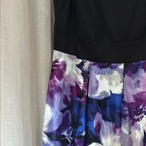 NWT Melrose black an purple party dress, 20w